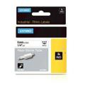 Dymo Tubo retrátil a quente preto / branco (18051 / S0718260), 6mm