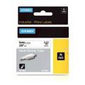 Dymo Tubo retrátil a quente preto / branco (18053 / S0718280), 9mm