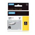 Dymo Tubo retrátil a quente preto / branco (18055 / S0718300), 12mm