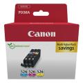 Canon Cartucho de tinta ciano / magenta / amarelo (4541B009 / CLI526) (multipack)
