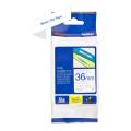 Brother Fita de rotulagem azul / branco (TZE263), 36mm, laminated