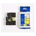 Brother Fita de rotulagem preto / amarelo (TZEFX631), 12mm, flexible laminated