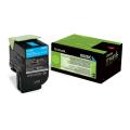 Lexmark Cartucho de toner ciano (80C2SC0 / 802SC) (Retorno)