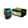 Lexmark Cartucho de toner ciano (70C2XC0 / 702XC) (Retorno, elevada capacidade)