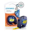 Dymo Fita de inscrição LetraTag amarelo (91202 / S0721620), 12mm