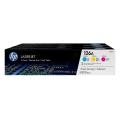 HP Cartucho de toner ciano / magenta / amarelo (CF341A / 126A) (rainbow kit)