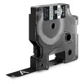 Dymo Banda de vinil branco / preto (1805435), 12mm, laminated