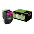 Lexmark Cartucho de toner magenta (80C2SM0 / 802SM) (Retorno)