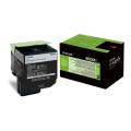 Lexmark Cartucho de toner preto (80C2XK0 / 802XK) (Retorno, elevada capacidade)