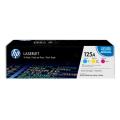 HP Cartucho de toner ciano / magenta / amarelo (CF373AM / 125A) (multipack)
