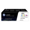 HP Cartucho de toner ciano / magenta / amarelo (CF253XM / 201X) (multipack)