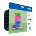 Brother Cartucho de tinta preto / ciano / magenta / amarelo (LC221VALBP) (multipack)