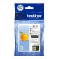 Brother Cartucho de tinta preto / ciano / magenta / amarelo (LC3211VALDR) (multipack)