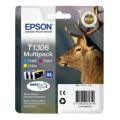Epson Cartucho de tinta ciano / magenta / amarelo (C13T13064012 / T1306) (multipack)
