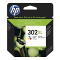 HP Cartucho de tinta cor (F6U67AE / 302XL) (elevada capacidade)