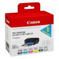 Canon Cartucho de tinta preto / ciano / magenta / amarelo / cinzento (6496B005 / PGI550CLI551) (multipack)