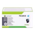 Lexmark Cartucho de toner ciano (70C20CE / 702C)