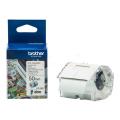 Brother Etiqueta branco (CZ1005), 50mm