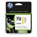HP Cartucho de tinta amarelo (3ED79A / 712) (multipack)