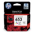 HP Cartucho de tinta cor (3YM74AE / 653)