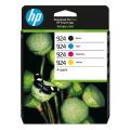 HP Cartucho de tinta preto / ciano / magenta / amarelo (6C3Z1NE / 924) (multipack)