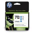 HP Cartucho de tinta ciano (3ED77A / 712) (multipack)