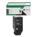 Lexmark Cartucho de toner ciano (71C2XC0 / 071C2XC0) (Retorno, elevada capacidade)