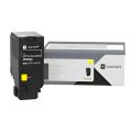 Lexmark Cartucho de toner amarelo (81C0X40 / 081C0X40) (elevada capacidade)
