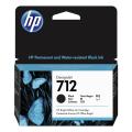 HP Cartucho de tinta preto (3ED70A / 712)