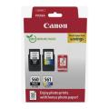 Canon Cartucho de tinta preto / cor (3713C008 / PG560+CL561) (Pack Duplo, multipack)
