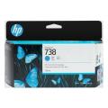 HP Cartucho de tinta ciano (498N5A / 738)
