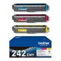 Brother Cartucho de toner ciano / magenta / amarelo (TN242CMY) (multipack)