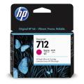 HP Cartucho de tinta magenta (3ED68A / 712)