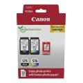 Canon Cartucho de tinta preto / cor (5438C004 / PG575CL576) (Pack Duplo, multipack)