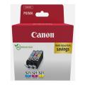 Canon Cartucho de tinta ciano / magenta / amarelo (2934B016 / CLI521) (multipack)