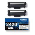 Brother Cartucho de toner preto (TN2420TWIN) (Pack Duplo)