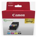Canon Cartucho de tinta preto / ciano / magenta / amarelo (6509B016 / CLI551) (multipack)