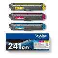 Brother Cartucho de toner ciano / magenta / amarelo (TN241CMY) (multipack)